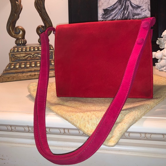 Authentic Suede Fendi shoulder crossbody New - Picture 6 of 8